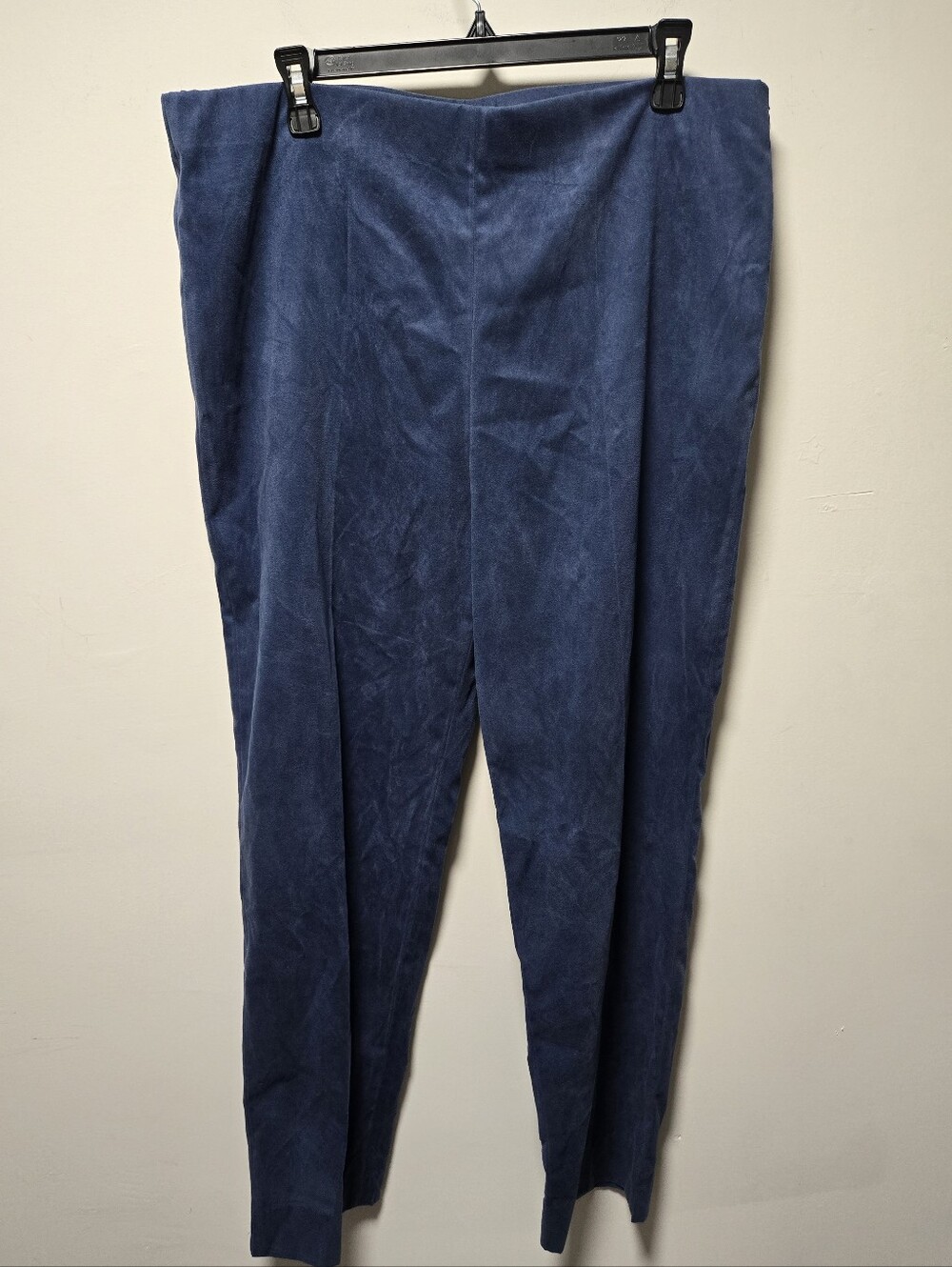 Krazy Larry Blue Pants Size 16 Straight Leg Side Zipper